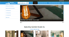 Desktop Screenshot of gunlukkiralikdairebakirkoy.com